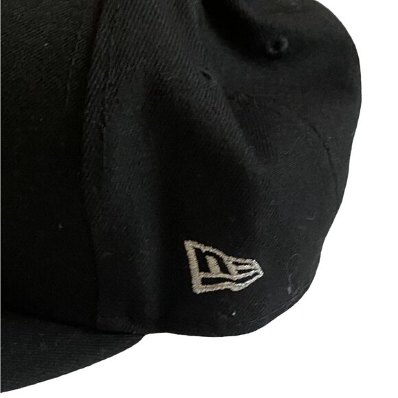 NEW ERA TORONTO RAPTORS BLACK 59FIFTY MENS FITTED HAT-SIZE 6 3/4-NEW - Picture 4 of 7